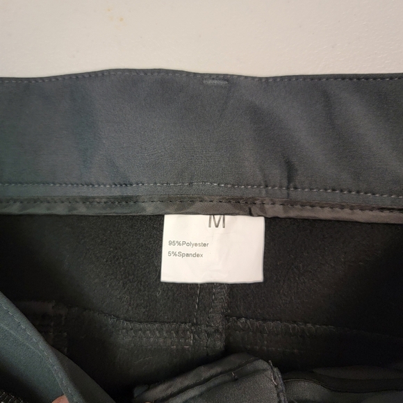 Moerdeng Men's Soft Shell Water Proof Outdoor Wear Pants Dark Grey Size M - Picture 7 of 8